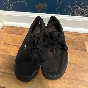 Used solid black vans